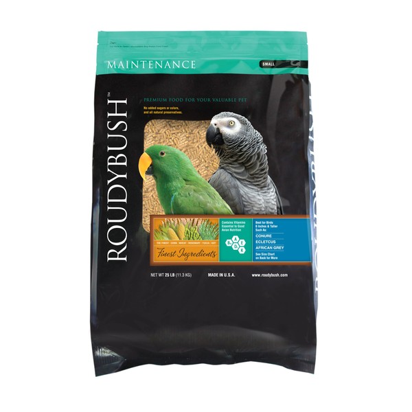 RoudyBush Daily Maintenance Bird Food, Small, 25-Pound (225SMDM)