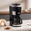 VEVOR Coffee Maker with Grinder, 10 Cup Coffee Machine, Grind