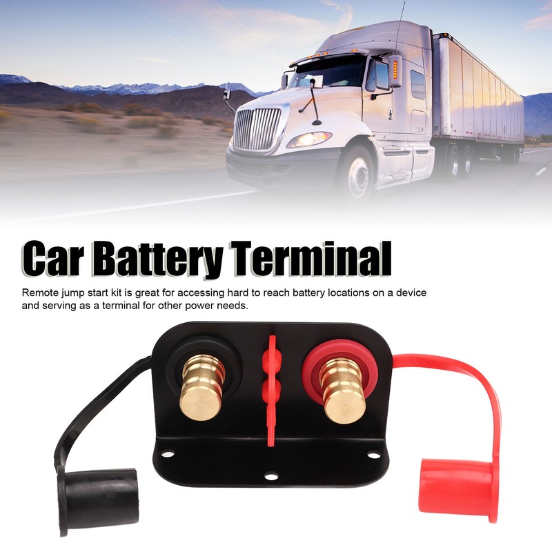 Remote Battery Terminals with Waterproof Caps for UTV ATV Car