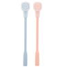 2Pcs Meridian Pat Sha Board Pats Pink Blue Silicone Health