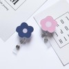 6 Pcs Retractable Badge Reel, 1.69in/4.3cm Retractable Card Holder, Badge