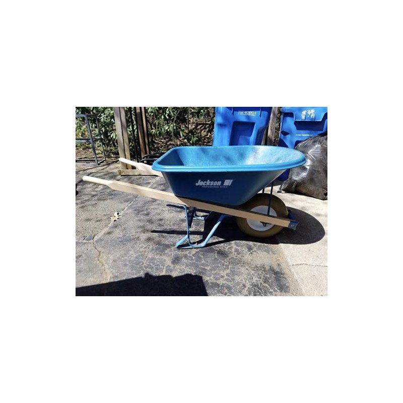 Edward Tools 60” Wood Replacement Wheelbarrow Handles for Jackson Wheelbarrows,