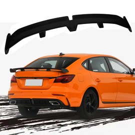 AAriguthel 54 Inch Universal Rear Spoiler MG6 PRO Style ABS Racing Spoiler Wing Rear Trunk Spoiler Wing Lid Tail Hatchback Sedan Coupe Convertible Sport