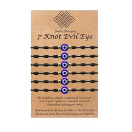 Evil Eye Bracelet for Women Men Red String Bracelet Adjustable Red Black Blue Ojo Protection Bracelets for Women Trendy Jewelry for Women Gifts