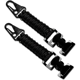 ParaDance Heavy Duty Glove Clips Work Glove Holders, Baseball Glove Clip Holder Strap w/Metal Alligator for Duty Belt Backpack Tactical, Firefighter Rescue Safety, Camping Hiking, Outdoor Activities
