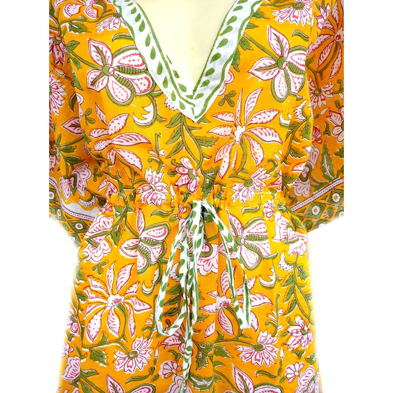 Rastogi Handicrafts - Traje de baño 100% algodón con estampado