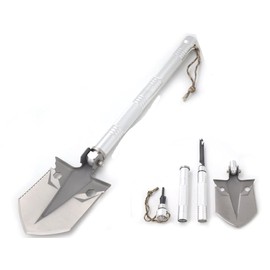 Snake Eye Tactical Survival Survival Shovel and Camping Axe Stainless Steel Multi-Tool and Survival Hatchet – Equipment for Outdoor, Hiking, Hunting, Emergency, Backpacking.