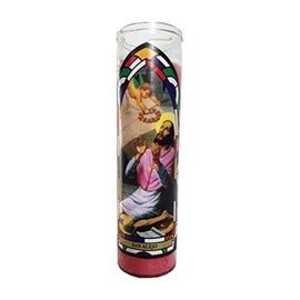 Staci19 San Alejo Red Devotional Candle