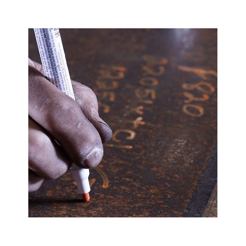 LACO Markal 96821 VALVE ACTION Industrial Marker, Yellow,