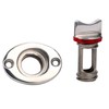 Amarine-made Oval Garboard Drain Plug Stainless Steel Boat Fits 1''