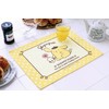 Sanrio Absorbent Placemat (Yellow (Pom Pom Plum)