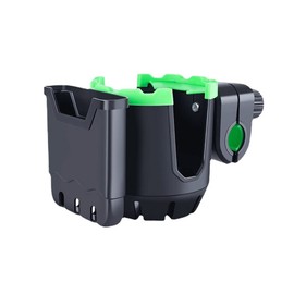 JOSON Bike Cup Holder, Stroller Cup Holder, 2 in 1 Universal Cup Phone Drink Holder Combo for Stroller, Bike, Scooter (Green)