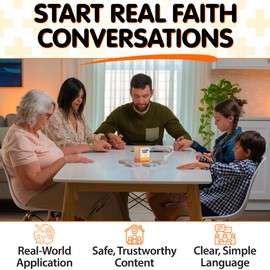 200 Conversation Cards for Christians Game - Christlich auf Deutsch - Explore Your Faith, Have Fun on Family Games, Bible Study or Youth Groups - Perfect for Church Groups, Couples Game Night - German