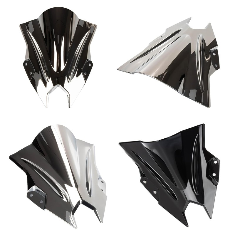 Windshield for NINJA500 SE 2024 2025, PSLER Windscreen Double Bubble