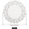 150 Pcs 6" White Lace Paper Doilies,Disposable Round Liners for