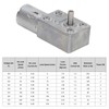 DC Gear Motor CW CCW Self Locking Speed Regulation Micro