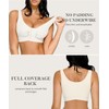FeelinGirl Post Surgery Compression Bra for Women's Front Closure Bra