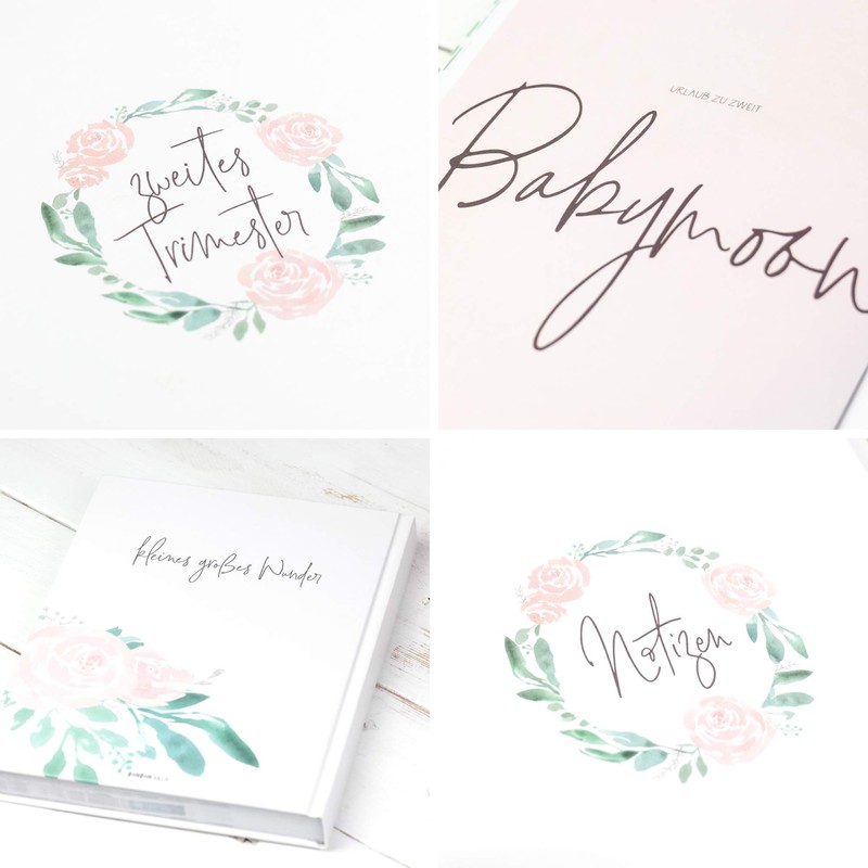 Pregnancy Diary and Planner - 40 weeks relaxed through pregnancy
