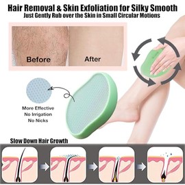 Borrador de pelo de cristal de alta calidad, depiladora sin dolor, depiladora de nano vidrio para mujeres, afeitadora natural suave y eficiente en el 