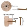 Emptty 20PCS Dresser Knobs, Knobs for Dresser Drawers, Round Unfinished