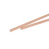sourcing map 3mm Diameter 300mm Length Solid Copper Round Rod