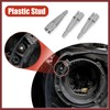 HEROFFIX 7 Inch Round Headlight Mounting Retaining Bracket Ring Set