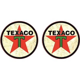 Pure Print Cut Oil Tuning Sticker for Hotrod and Vintage Cars - Retro Design Racing Themes V8 Rat - High Quality Rat Rod Oil Slick Stickers, Pack of 2, 10cm, STP & Pennzoil (Texaco)