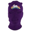 Gravity Threads Rainbow Unicorn 3-Hole Ski Mask - Purple