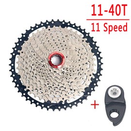BOLANY 8 / 9 / 10 / 11 / 12 Speed Cassette, 11-32T / 11-36T / 11-40T / 11-42T / 11-46T / 11-50T / 11-52T Wide Ratio Mountain Bike Freewheel Sprocket with Front Derailleur Extension