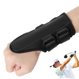 Downbrow Trainer (Black ) Golf Practice Equipment, Swing Trainer, Professional Supervision, Wrist Correction, Double Sewing Line, Golf Accessories, For Golf Lovers, Pleasing Gift, Unisex