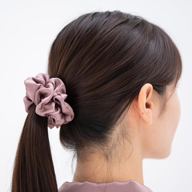 [COCOSILK] Hair Rubber Silk Hair Rubber Cute Adult Silk Scrunchie