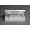 hünersdorff PP-Eco Mini Assortment Box with 5 Compartments, Sturdy Sorting