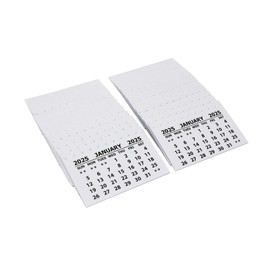 Bright Ideas 2025 Calendar Tabs Insert - Pack of 25 Calendar Tabs for Office Planning, School Crafts. Ideal for the Workplace or Classroom Calendar Tear Off – Each Page 1 Month
