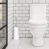 Topsky 2-Pack Closed Toilet Brush Compact Toilet Brush and Holder
