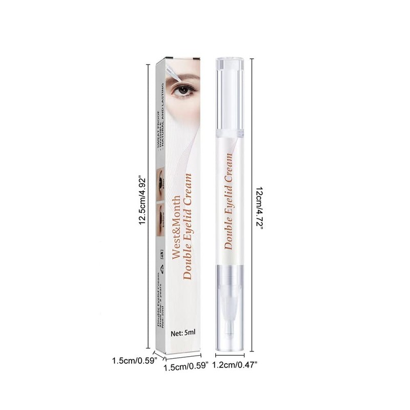 Double Eyelid Definition Cream, Waterproof Beauty Cream with Long Life,