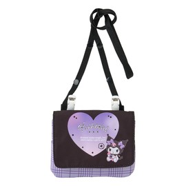 Sanrio 102229 Pocket Pouch with Shoulder Bag, Chromo, Personal Goods, Polyester, Approx. Width 5.5 x Depth 0.4 x Height 4.7 inches (14 x 1 x 12 cm), Includes Name Space Inside for Children