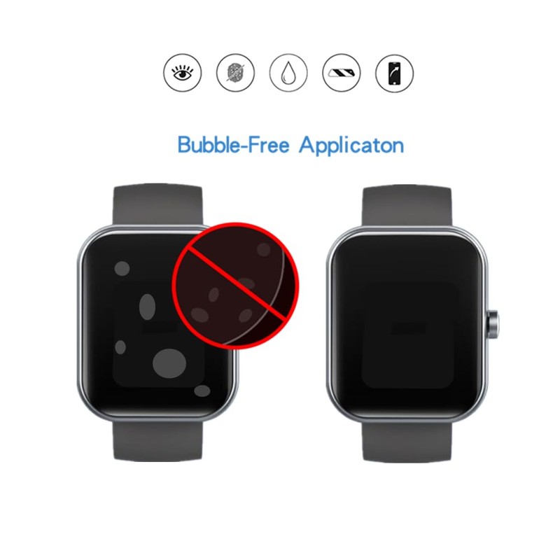 Mihence Screen Protector Compatible for T80 Smart Watch 1.95'' ,
