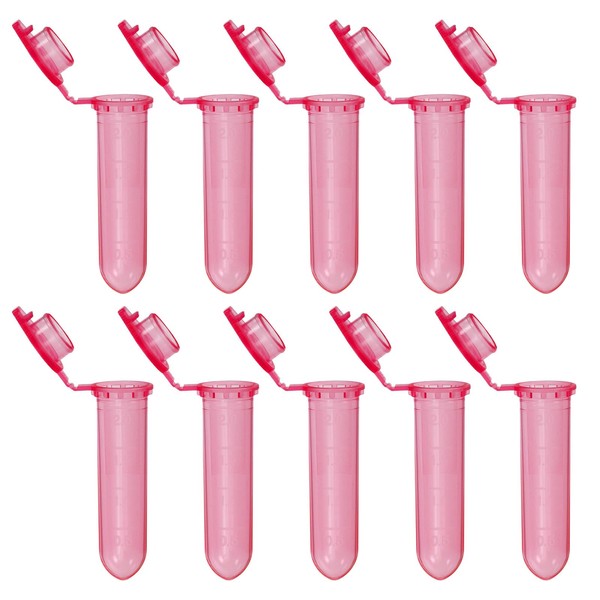 PATIKIL 2ML Plastic Centrifuge Tubes, 500 Pcs Round Bottom Centrifuge