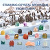 ANOTION Advent Calendar 2023, 24 Crystals Gemstones Advent Calendar Christmas
