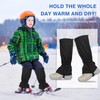 UQTUKO Children's Outdoor Gaiters, Waterproof Gaiters, Children, Snow Hiking, Adjustable,