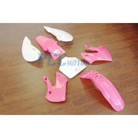 PCC Pink Fairing Body Kit Plastic Fender for Kawasaki PIT BIKE DRZ110 KLX110 PS24
