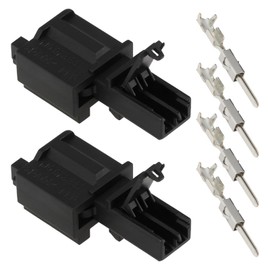 Be In Your Mind 2pcs 2 Pin Connector Repair with Terminals 1J0973332 Compatible with Volkswagen Brake Light