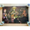 Slashers Playing Poker Poster 24x36 Myers Voorhees Krueger Chucky Ghostface