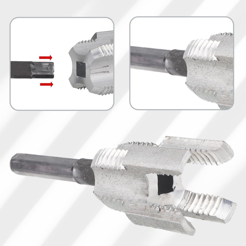BOXOB Integrated Internal & External Pipe Threading Tool, 2-in-1 PVC