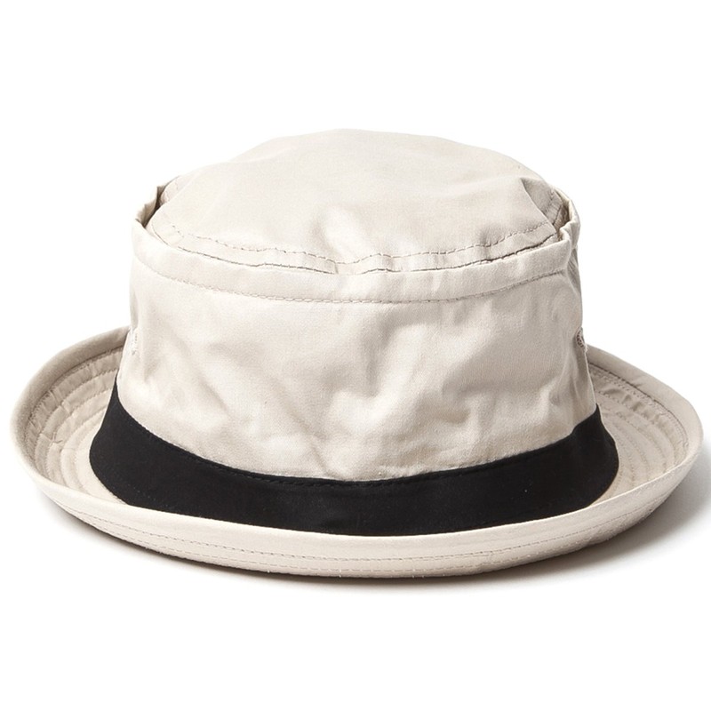 Basic Ench Cotton Terrapinch Pork Pie Hat, Large Size, Shallow,