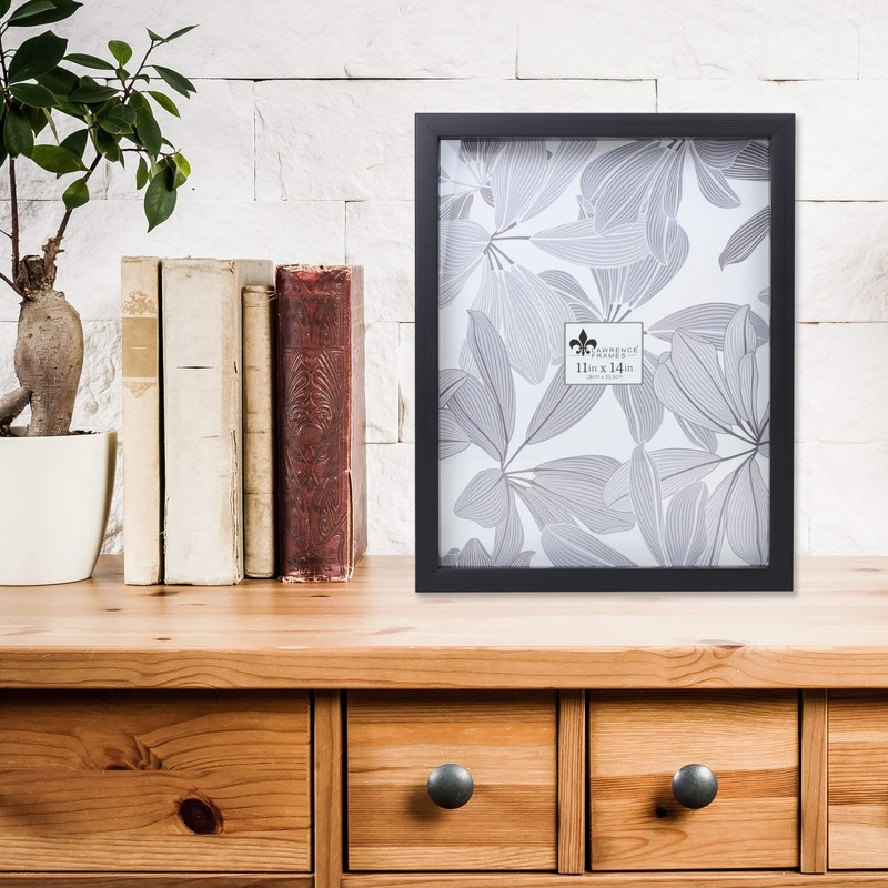 Lawrence Frames 785011 Shadow Box Frame, 11x14, Black