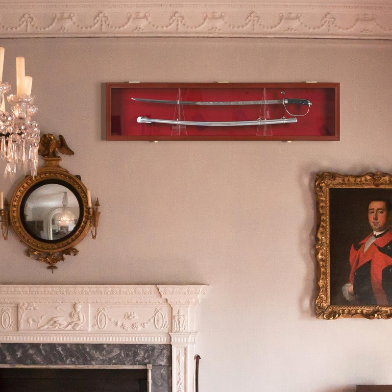 DisplayGift 1 Sword Sabre Cabinet Stand Holder Wall Rack Display