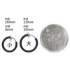 Five ships G8AJ Fake Hoop Earrings, Non-Piercing, Spring Type, Ring,