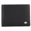 Manza Men's Wallet Genuine Leather Landscape Format Wallet Cowhide Leather