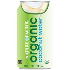 Nature Factor Organic Coconut Water, 10 Ounce Cans (Pack of 12)